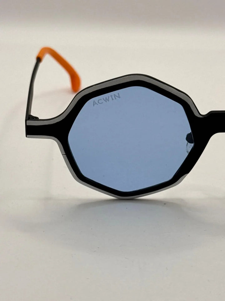 Gafas de sol Titanio Elba perspectiva negro y plata