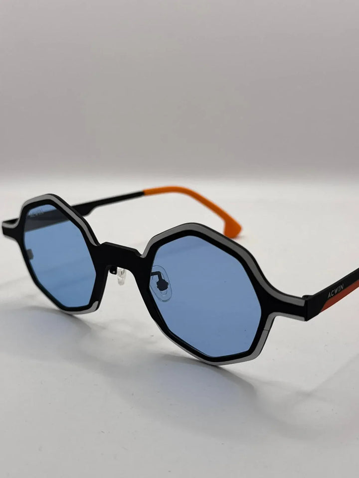 Gafas de sol Titanio Elba perspectiva interno plateado 01