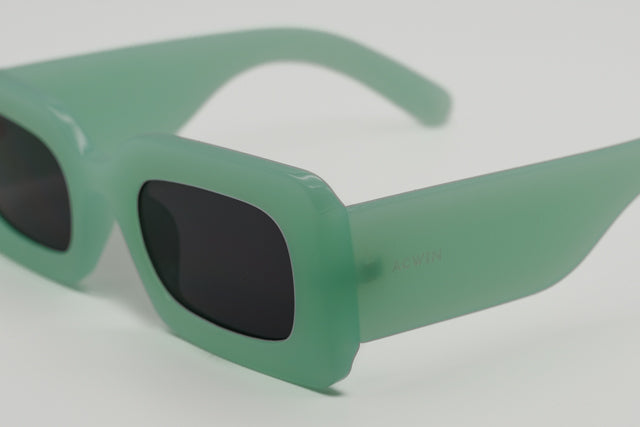 Detalle de la varilla ancha y el acabado glossy verde del modelo Malaga.