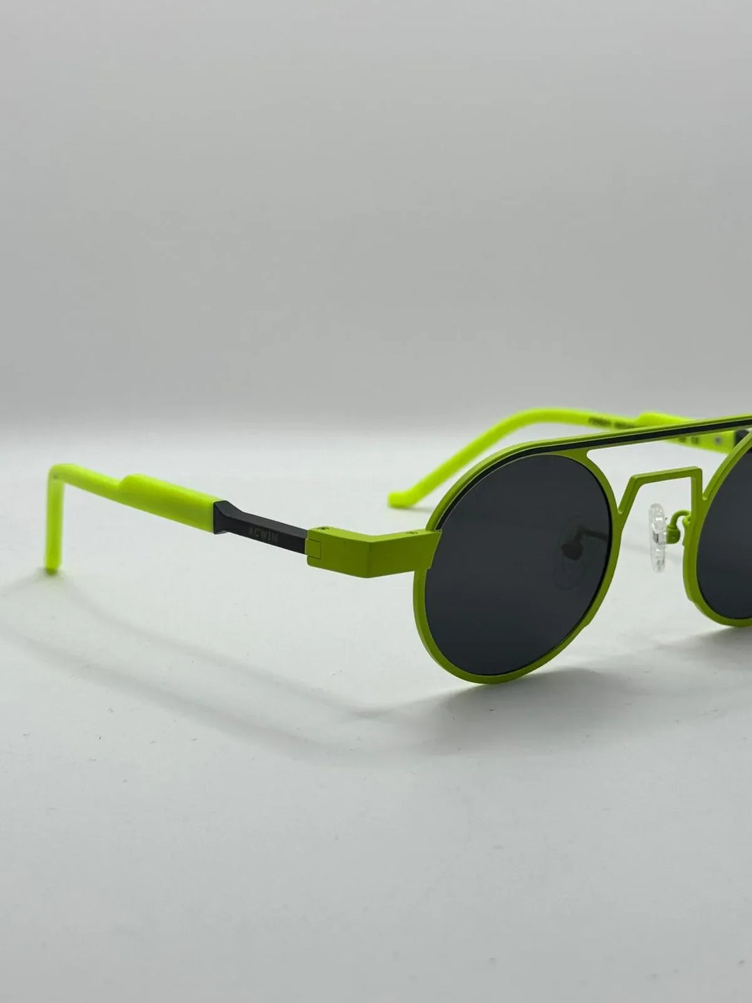 Gafas de sol Titanio Ios perspectiva monocolor amarillo fluorescente