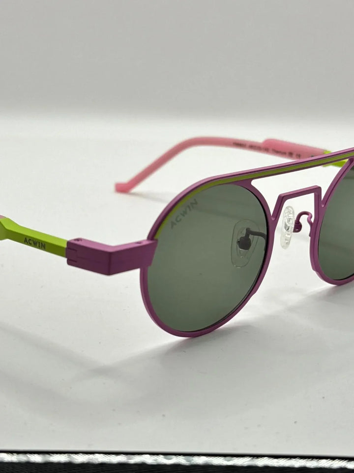 Gafas de sol Titanio Milos perspectiva y neon 01