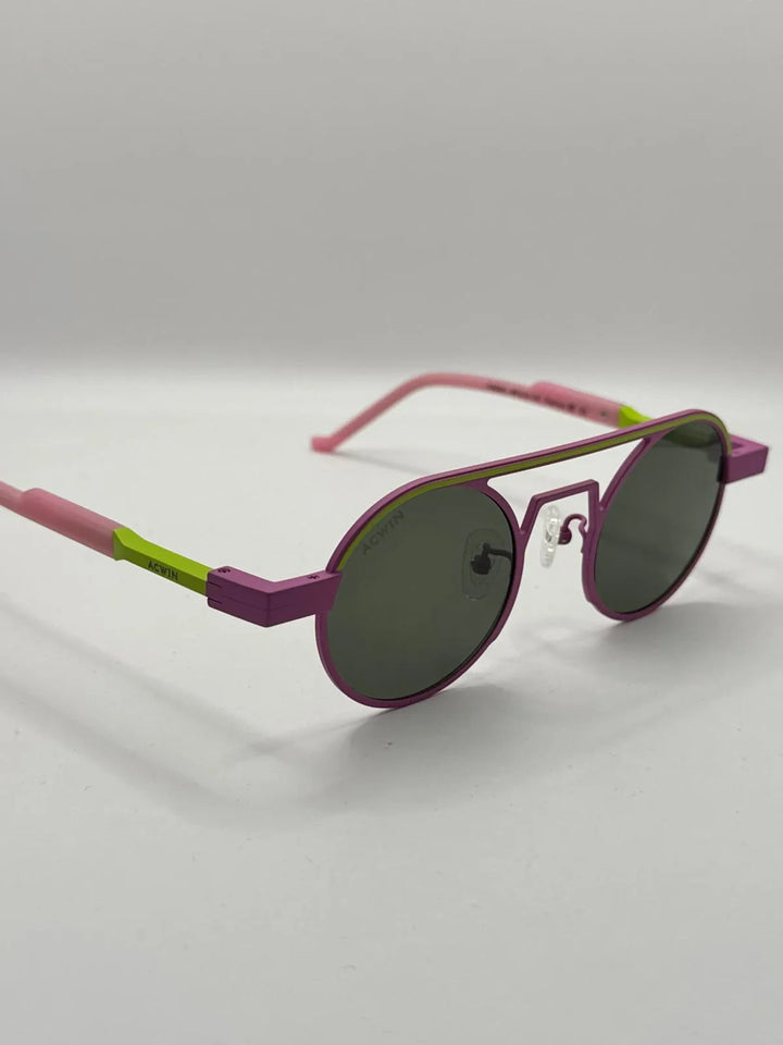 Gafas de sol Titanio Milos perspectiva rosa y neon