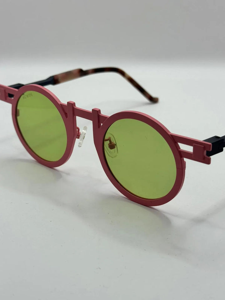 Gafas de sol Titanio Naxos perspectiva lentes verdes 03