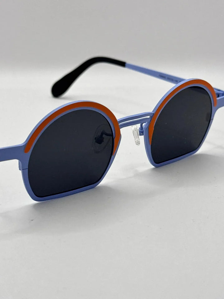 Gafas de sol Titanio Procida detalle detalles naranja 01