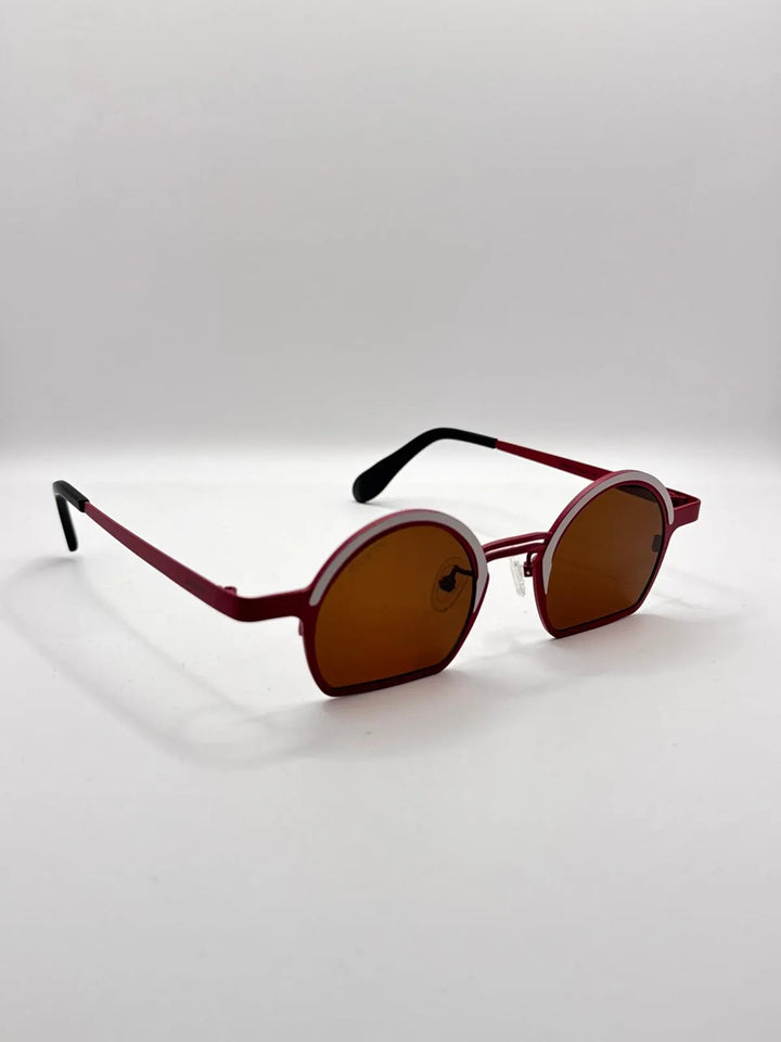 Gafas de sol Titanio Stromboli perspectiva lentes marrones 02